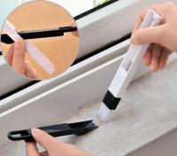 Cepillo De Limpieza Multifuncional Para Rincones De Ventanas Y Teclados Herramienta De Limpieza Para La Cocina Accesorio De Hogar Material Ecológico Silicona Y Plástico - details 1