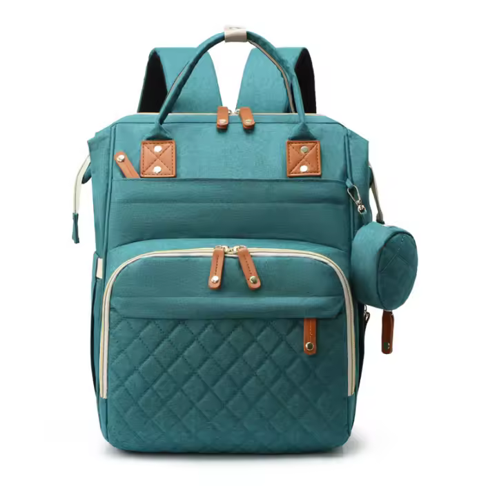 Bolsa De Diaper Para Bebé USB Mummy Bolsa De Viaje Impermeable Grande Capacidad Con Ruedas Y Asa Para Mamá Y Papá - 1