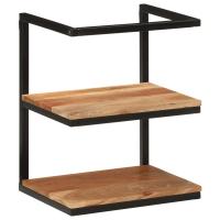 vidaXL Estante de pared madera maciza de acacia y hierro 40x30x50 cm - details 6