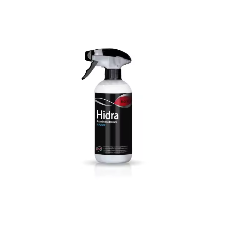 Hidra, Acondicionador y Abrillantador de Salpicaderos, Piel y Plásticos Interiores - Acabado Mate & Natural - Tacto seco  SISBRILL bote  500 ml - 1