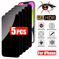 Protector De Pantalla Anti-Spy Para iPhone 15 14 13 12 11 pro Max Mini Vidrio De Privacidad Compatible Con X XS Max 7 8 6 plus SE 2022 Pack De 5 - details 0