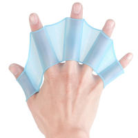 Silicona Aletas De Natación Para Niños Y Adultos Dedos Flexibles Como Patas De Pato Entrenador De Natación Libre Manos Y Piernas - details 3