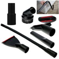 Piezas De Aspiradora Accesorios De Limpieza Extensiones De Tubo Recto Y Cepillo Redondo Para Sofá Y Cama Material ABS + PP - details 0