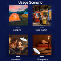 Linterna De Camping Recargable Con Luz LED Fuerte Y Magnética Portátil Lámpara De Tenda Antorcha Para Exteriores Con Garantía De 2 Años - details 5