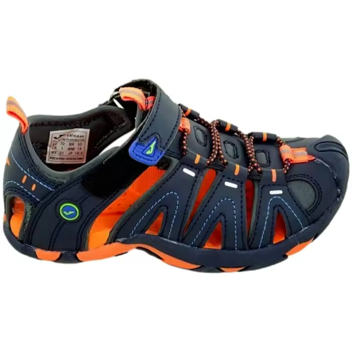 Sandalias Joma S Seven Jr 803 Navy Orange - 1