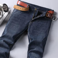 Wthinlee Jeans Para Hombre Negocios Casual Stretch Denim Azul Y Negro Trasero Recto Moda Primavera Verano Ropa De Marca - details 16