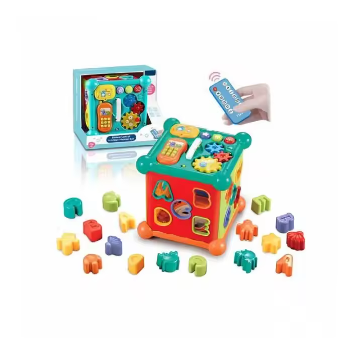 CUBO ACTIVIDADES INFANTIL CONTROL REMOTO DE PANRITOS - 1
