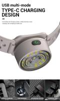 Lámpara Frontal LED Super Brillante Recargable Con 5 Modos De Iluminación Fuente De Luz Multilámpara Para Pesca Camping Silicone - details 5