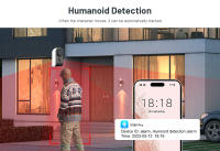 Cámara De Seguridad WiFi 5MP Con Detección De Movimiento Pir Audio Bidireccional Monitoreo IP Inteligente Para Hogar Batería Integrada Resistente Al Agua Y Al Clima - details 1