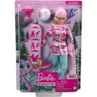 Barbie muñeca articulada tabla snowboard invierno (HCN32) MATTEL - details 1