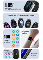 - Nuevo reloj inteligente IDW28 con llamadas Bluetooth, monitorización de salud multideportiva y asistente de voz - details 0