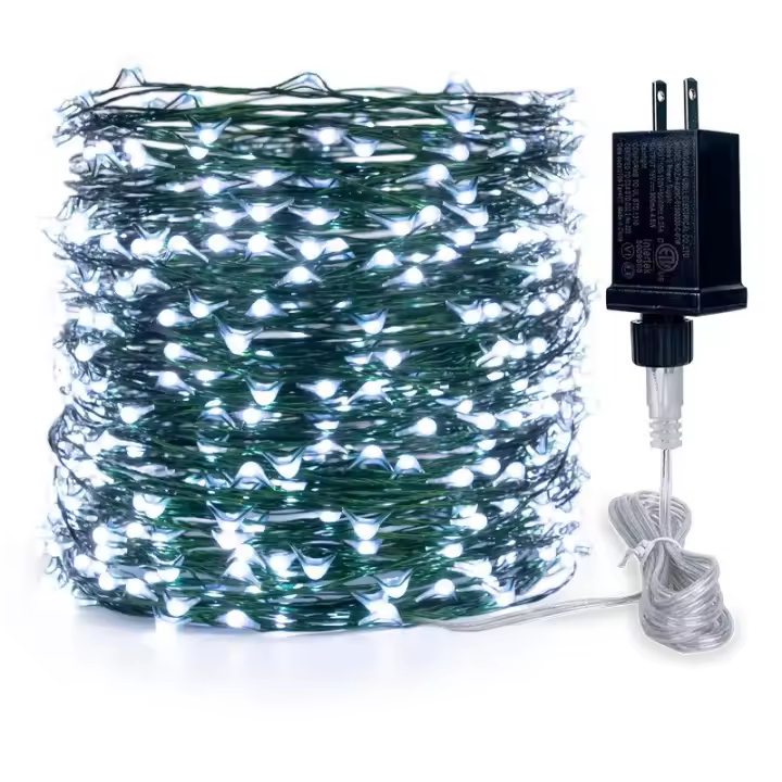Guirnalda De Luces LED 10/20m Para Decoración De Fiesta Y Jardín Conector 220V Impermeable Iluminación Exterior De Calle - 1