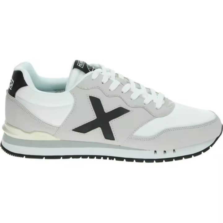 MUNICH | Zapatillas Munich Dash 05 para Hombre – Deportivas en Color Blanco con Detalles en Gris y Negro – Sneakers con Cierre de Cordones – Estilo Casual – Versátiles – Combinables y Cómodas – Modelo 4150105 - 1