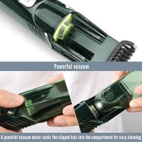 Hatteker Trimmer De Barba Para Hombres Recargable Con Aspiradora Integrada Corte Eléctrico Para Pestañas Y Facies IPX6 Lavable Kit De Aseo - details 8