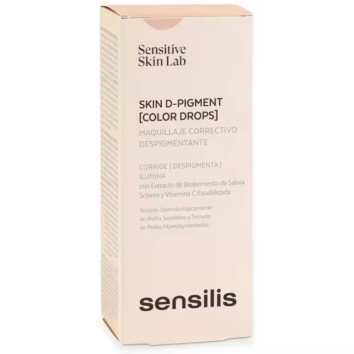Skin D-Pigment [Color Drops] Maquillaje Corrector Despigmentante #Peche Rose 30 Ml - 1