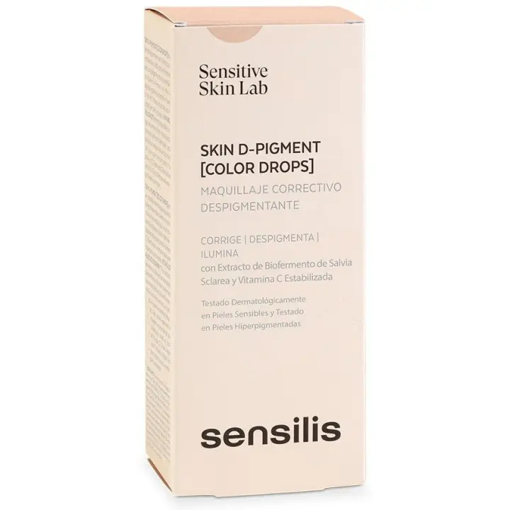 Skin D-Pigment [Color Drops] Maquillaje Corrector Despigmentante #Peche Rose 30 Ml - 1