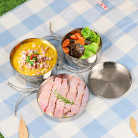 Juego De Cocina Para Camping Y Senderismo En Acero Inoxidable Resistente Al Agua Plegable Con Soporte Para Fogata Ideal Para Picnics - details 21
