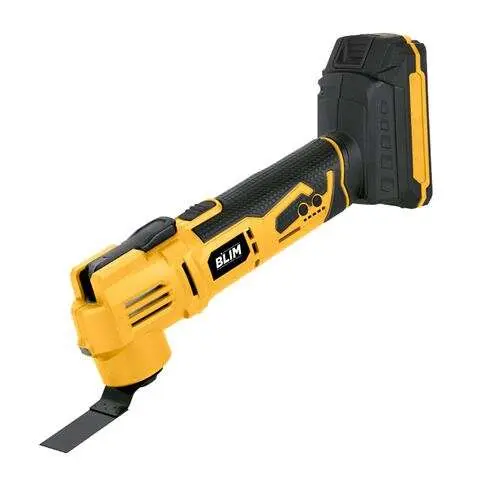 Multiherramienta de Batería 20V - Velocidad Variable 10.000 - 17.000 RPM - Motor RS775 DC - Ángulo de Oscilación 3° - Luz LED - Accesorios - 1