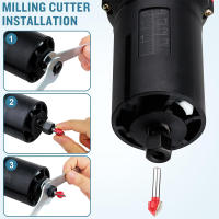800W máquina cortadora eléctrica para carpintería, 6 velocidades máquina cortadora multifuncional, 30000rpm enrutador de carpintería, Herramientas de bricolaje, fresadora de ranuras, grabado - details 5