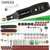 Kit De Herramienta Rotativa Sin Cable USB Para Carpintería Grabado Joyería Metal Vidrio Mini Taladro Sin Cable JANGKLIFE - details 1