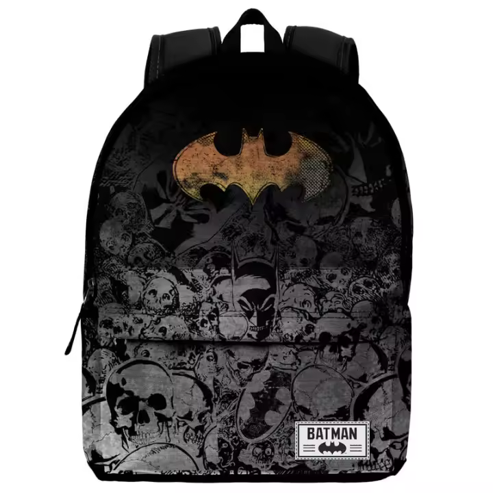 Mochila Skulls Batman DC Comics adaptable 45cm. Mochila ergonómica con amplio espacio. Diseño resistente y versátil para llevar tus pertenencias con estilo. - 1