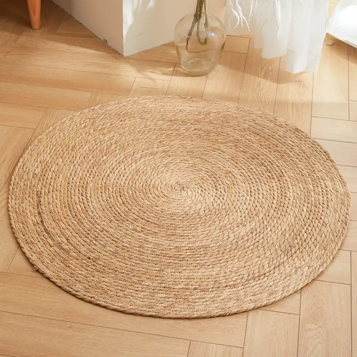 Nido De Algodón Tejido a Mano Para Gatos Y Perros Mordedor Redondo Para Verano Almohadilla Refrescante Ropa De Cama Para Gatos Lavable Con Cuerda De Algodón - 1