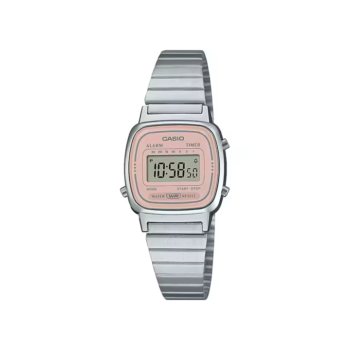 Casio Reloj LA670WEA-4A2EF para Hombre con Cronómetro y Temporizadores Programables - 1