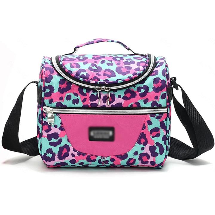 Lunchbox, große Kapazität, wiederverwendbar, isolierter gekühlter Lunchbehälter, süße Tragetasche, Kühlpockets