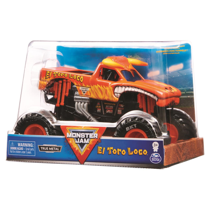 Coche monster jam  Escala 1:24. 14,92x21,27x13,65cm - Modelos surtidos (Spin Master 6056371)
