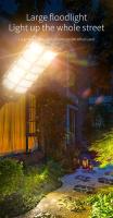 Lámpara Solar LED De Alta Potencia Para Exteriores Con Control Remoto 3 Modos Impermeable Para Jardín Y Calle Puerta De Control Solar Potente Luz Solar Exterior - details 16