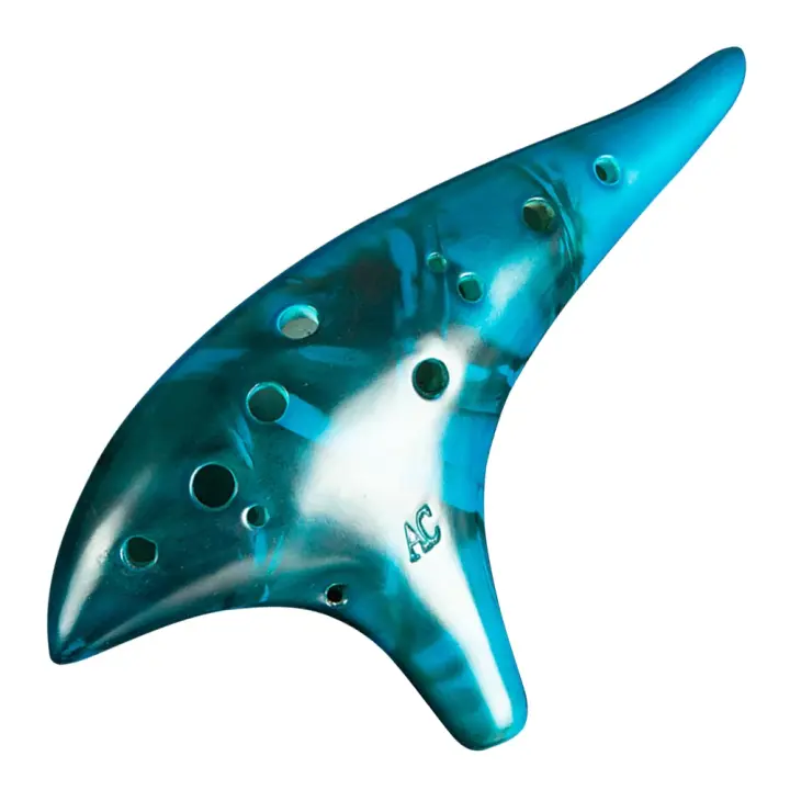 Ocarina De Cerámica Con 12 Agujeros En Tone Alto C Instrumento Profesional Para Amantes De La Música Principiantes Con Bolsa Protectora - 1