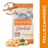 Natures Variety Selected Feline Adult Sterilised Pollo para Gatos - Sin Cereales - Alta Energía - 3kg - details 0