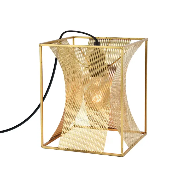 Ledkia Lámpara de Mesa Metal Auro Dorado - 1