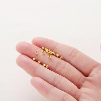 20pcs/lot Perlas De Flor Cortada Rayadas Plateadas Con 18K Gold Plated Para DIY Joyería Pendientes Collar Espaciadores Sueltos Mayorista - details 14