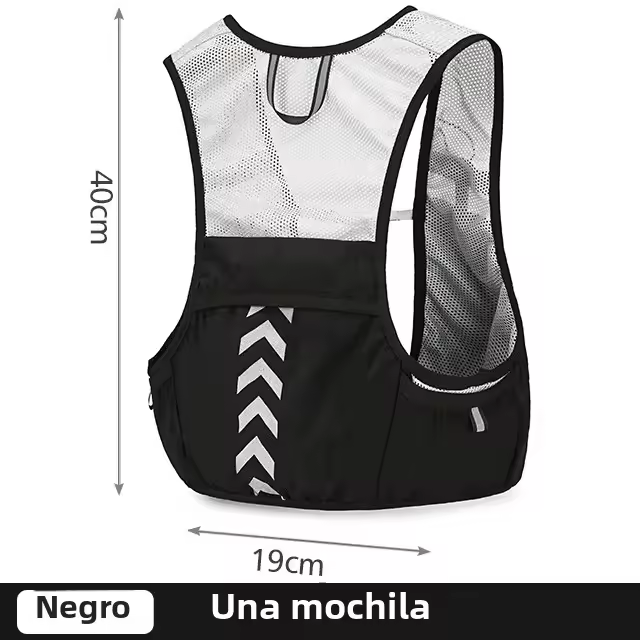 Mochila De Correr Al Aire Libre 5L Ultraligera Para Hombres Y Mujeres Bolsa De Hidratación Para Maratón Y Ciclismo - 1