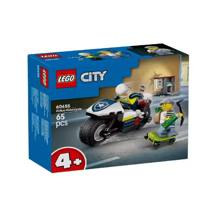 Lego City 60455 Persecucion en Moto de Policia Lego - 1