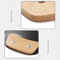 Manija De Barbacoa De Madera Antiaderente Y Resistente Al Calor Para Sartén De Barbacoa Y Plancha Camping Al Aire Libre - details 10