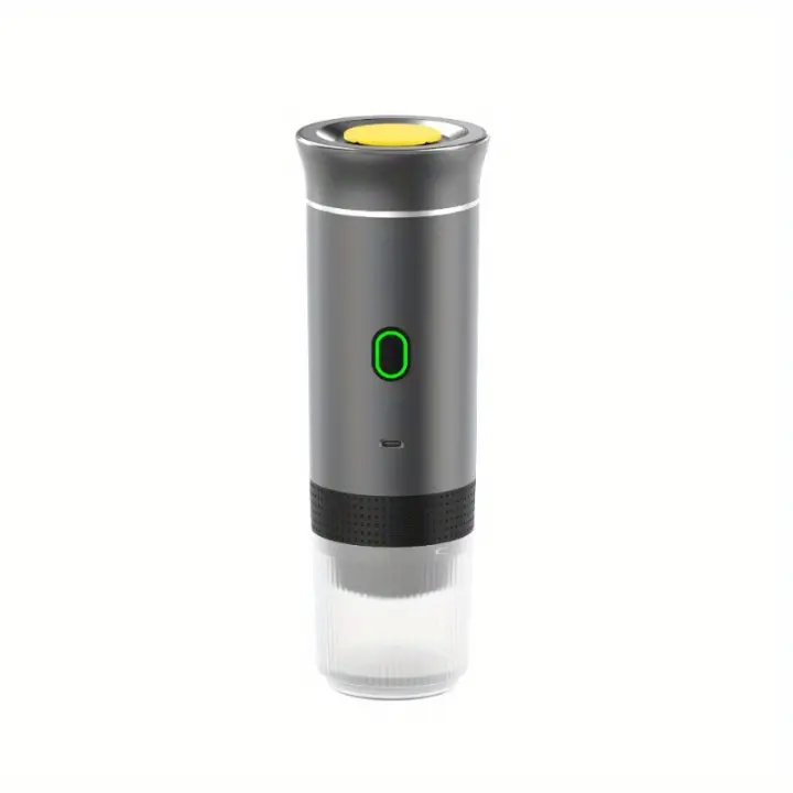 Máquina de Espresso Portátil Compacta - Alimentada por USB y Batería, Batería de Lithium Recargable, Calentamiento Inalámbrico, Máquina de Café with Bomba para Casa U Oficina - 1