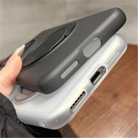 Funda magnética transparente con soporte de anillo de Metal, cubierta a prueba de Golpes para Magsafe, iPhone 16, 15 Plus, 14, 13 Pro Max - details 9
