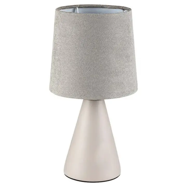 Lampara Mesa Beige E14 Tela Estilo Moderno NALANI  RABALUX - 1