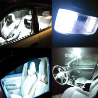 Panel De Luz LED Para Techo De Coche 6000K Blanca COB Con Adaptador De Luz Para Interior De Coche 16/24/36/48 LED Luz De Lectura 2400LM Voltaje 12V BA9S - details 2