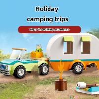 Bloques De Construcción Para Niñas Serie Amigos Buena Suerte Viaje De Camping En RV Juguete Puzzle Regalo De Cumpleaños - details 0
