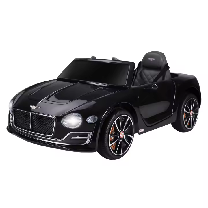 HOMCOM Coche Eléctrico para Niños 2 Modos de Control con Música Faros Brillantes Retroceder Bentley GT Licencia +3 Años Automóvil Infantil 108x60x43 cm - 1