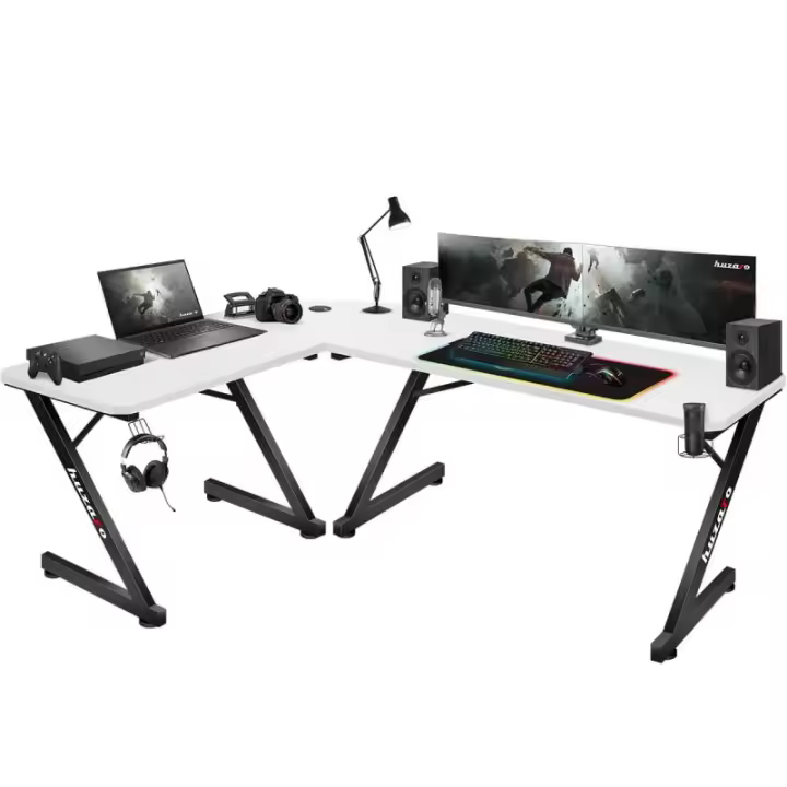ESCRITORIO DE JUEGOS HUZARO HERO 7.0 Blanco - 1