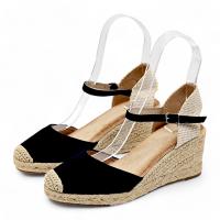 Calzados Soraia, Sandalia de Antelina y Plataforma de Yute, Espardeñas de Cuña, para Mujer. - details 32