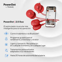 Therabody PowerDot 2.0 - Duo Estimulador Muscular Inteligente, Alivia el Dolor, Acelera la Recuperación y Mejora Fuerza y Resistencia, Portátil con App y Doble de Potencia, Ideal para Dolor, Piernas y Abdomen - details 0