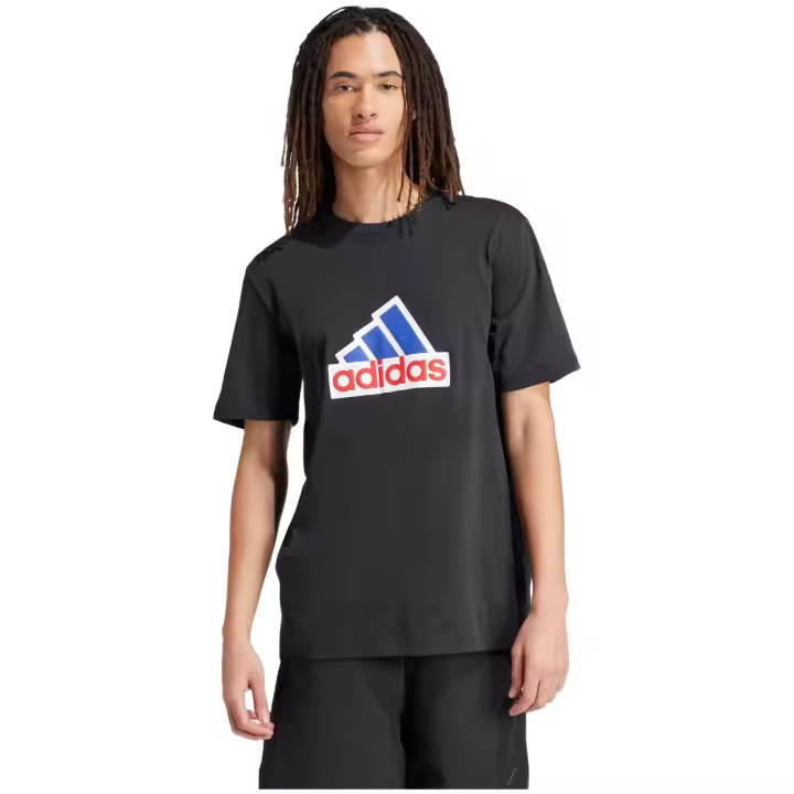 Camiseta de Manga Corta Adidas Future Icons Badge Of Sport para hombre en color negro - 1
