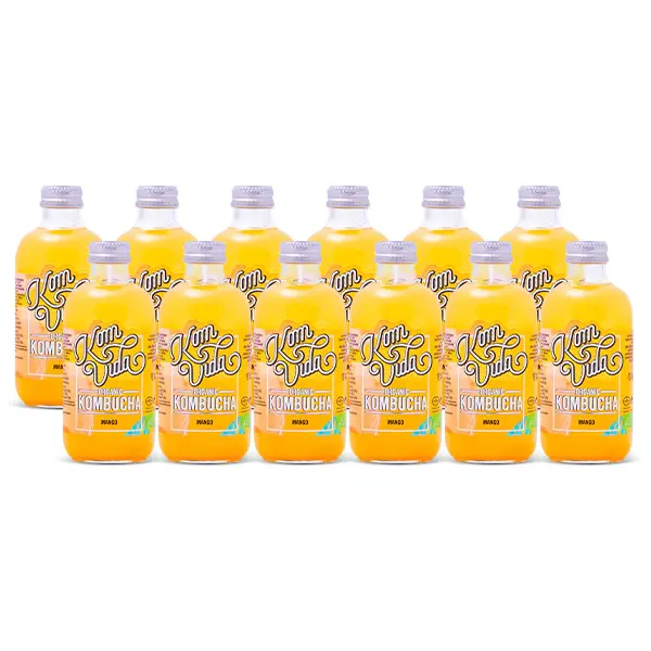 Komvida Kombucha de Mango Bio Pack 12 x 250 ml - 1