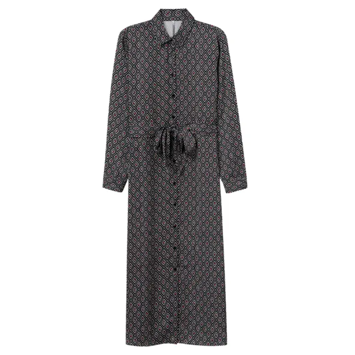Tiffosi vestido largo para mujer 10057359 color negro - 1