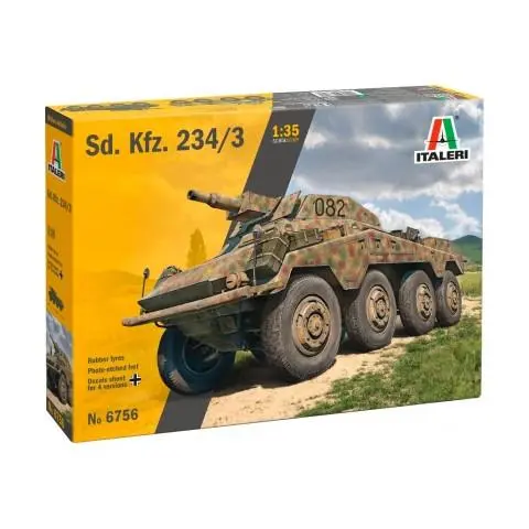 Italeri 6756. 1/35 Tanque SD.KFZ. 234/3 Sw. Panzerspahwagen - 1